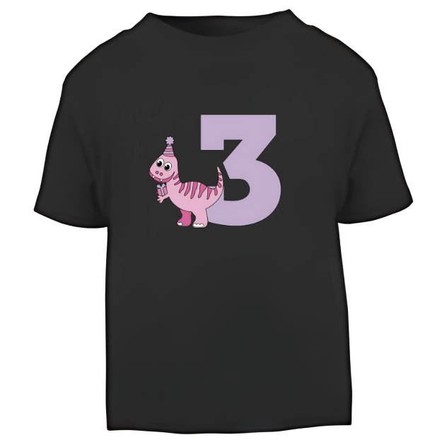 Personalised Dinosaur Birthday T-Shirt – Roarsome Fun for Girls and Boys