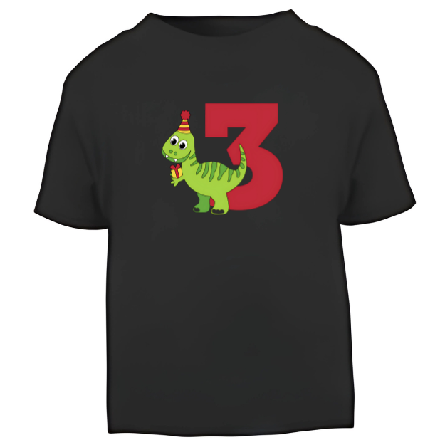 Personalised Dinosaur Birthday T-Shirt – Roarsome Fun for Girls and Boys