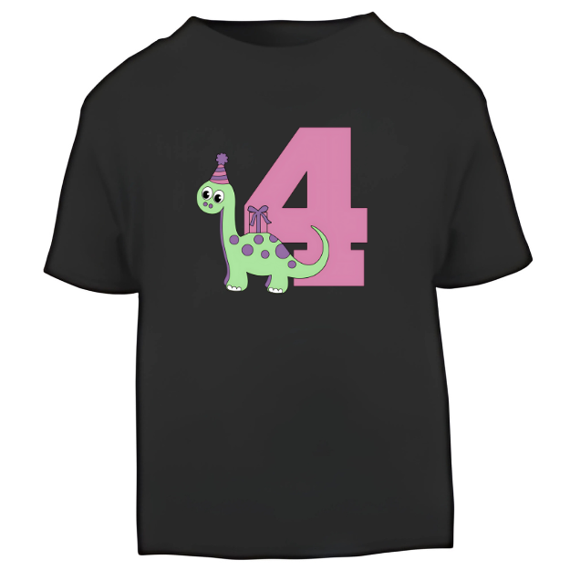 Personalised Dinosaur Birthday T-Shirt – Roarsome Fun for Girls and Boys
