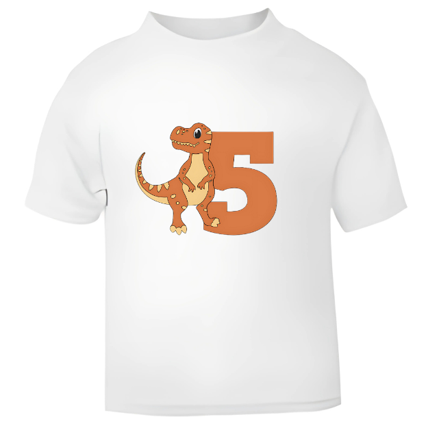 Personalised Dinosaur Birthday T-Shirt – Roarsome Fun for Girls and Boys