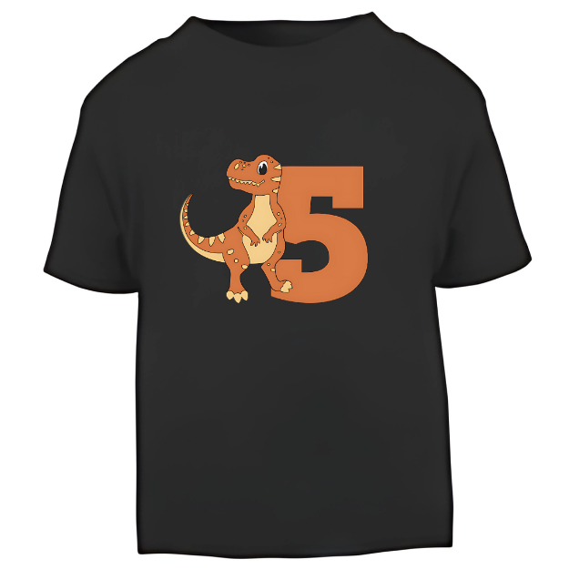 Personalised Dinosaur Birthday T-Shirt – Roarsome Fun for Girls and Boys