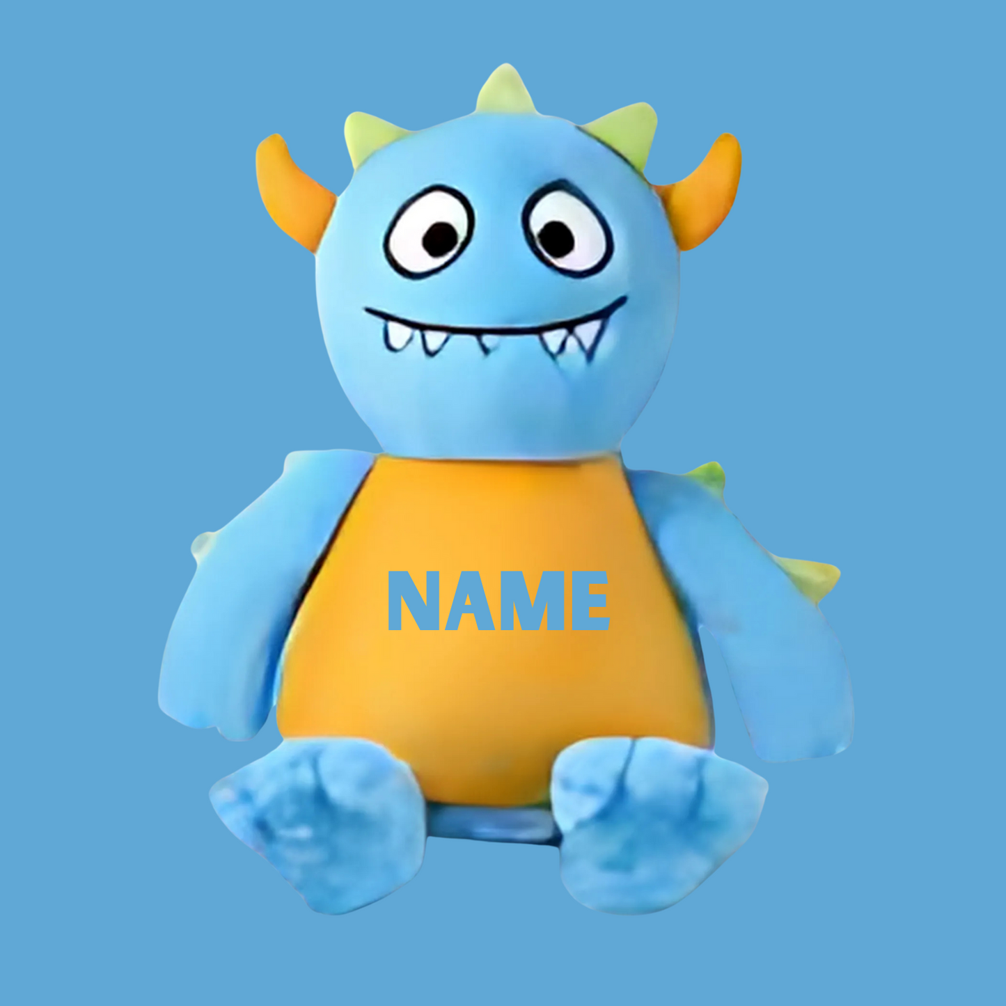 Tummi Bear® Blue Monster – Personalised 42cm Soft Toy
