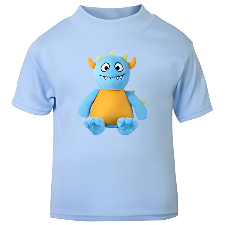 Tummi Bear® Blue Monster & T-Shirt Set – Personalised