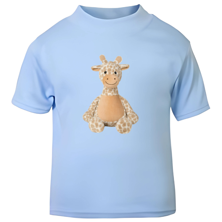 Tummi Bear® Giraffe & Matching T-Shirt Set – Personalised