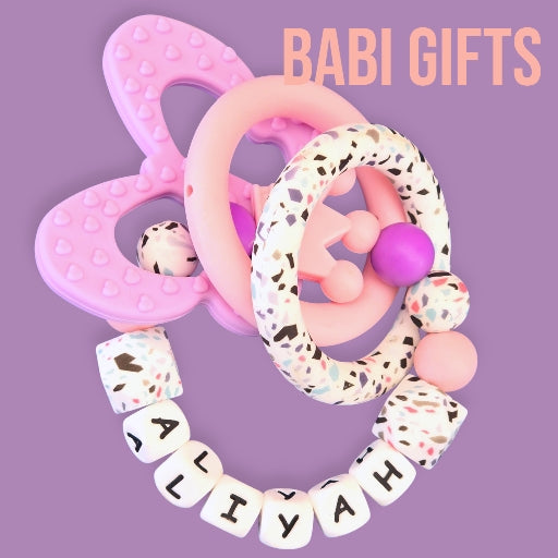 Crown Dummy Clip – Pink & Purple Premium Set Personalised