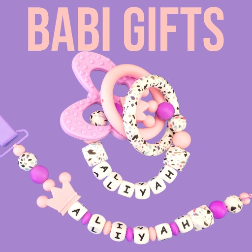 Crown Dummy Clip – Pink & Purple Premium Set Personalised
