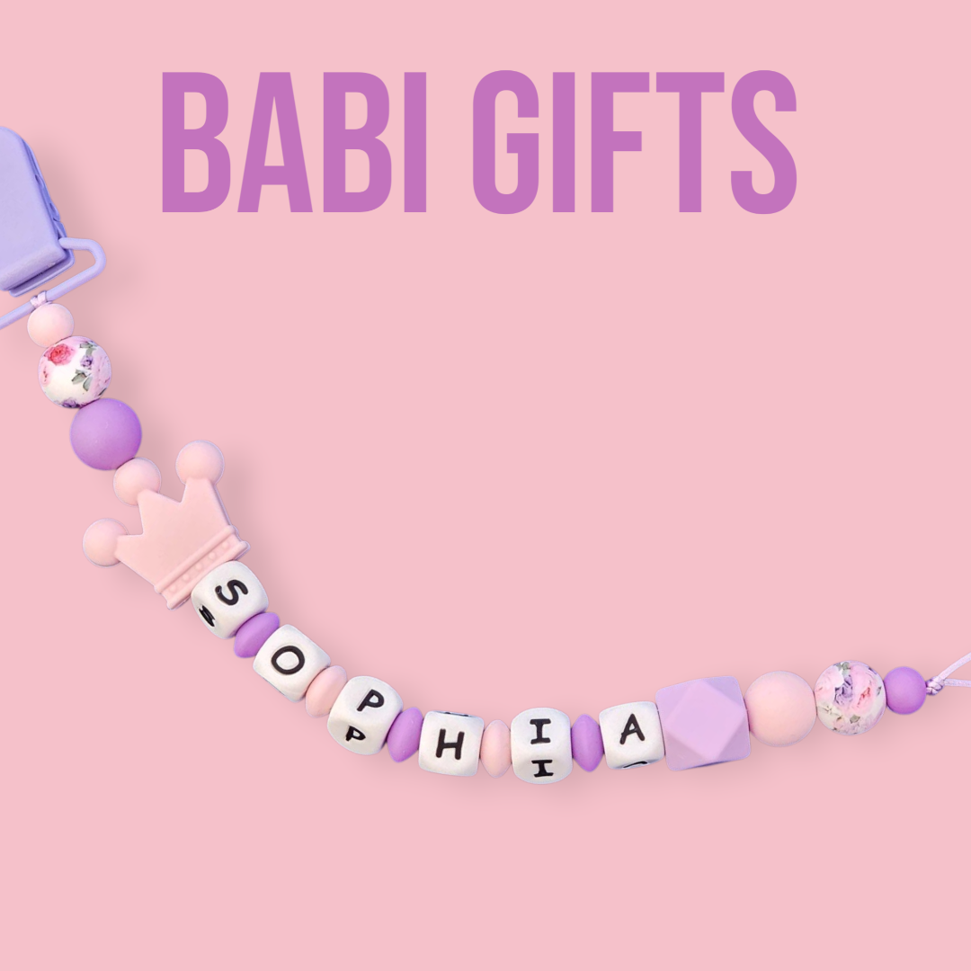 Princess Dummy Clip – Pink & Purple Premium Teether Set