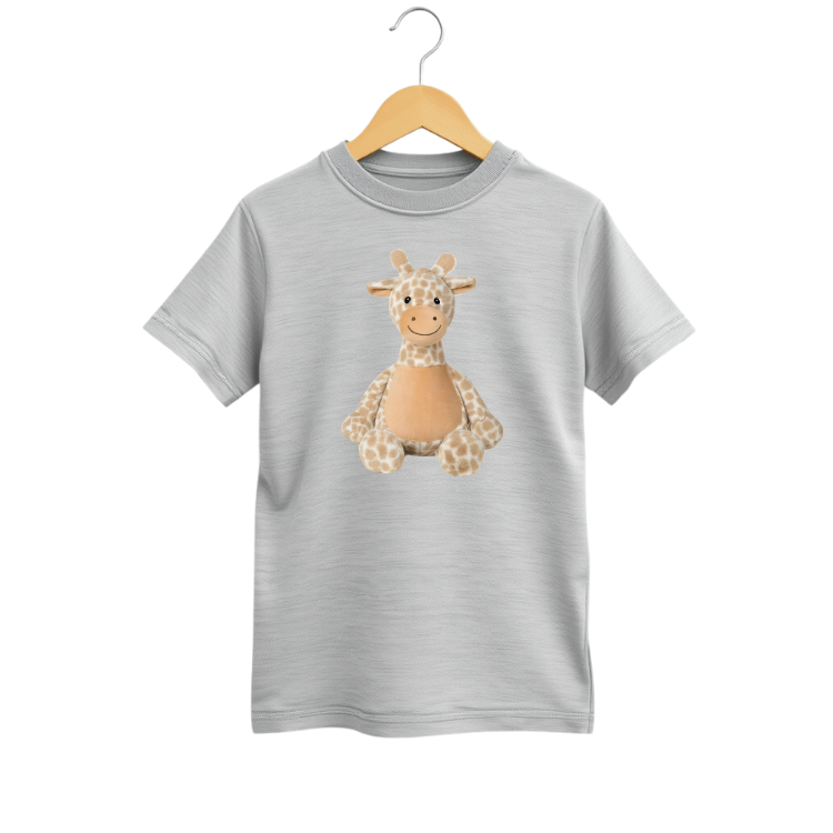 Tummi Bear® Giraffe & Matching T-Shirt Set – Personalised