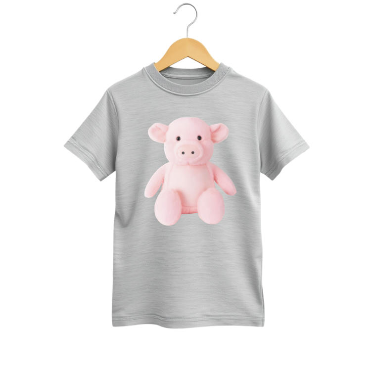 Tummi Bear® Piglet & Matching T-Shirt Set – Personalised