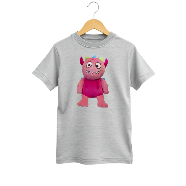 Tummi Bear® Pink Monster & T-Shirt Set – Personalised