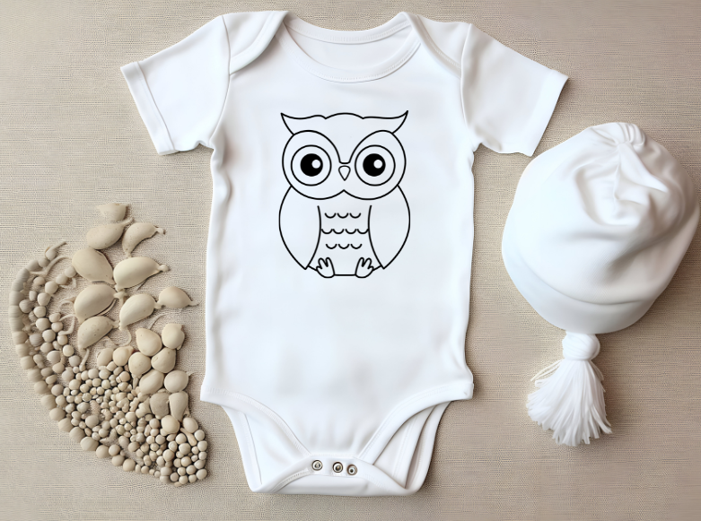 Adorable Owl Baby Bodysuit