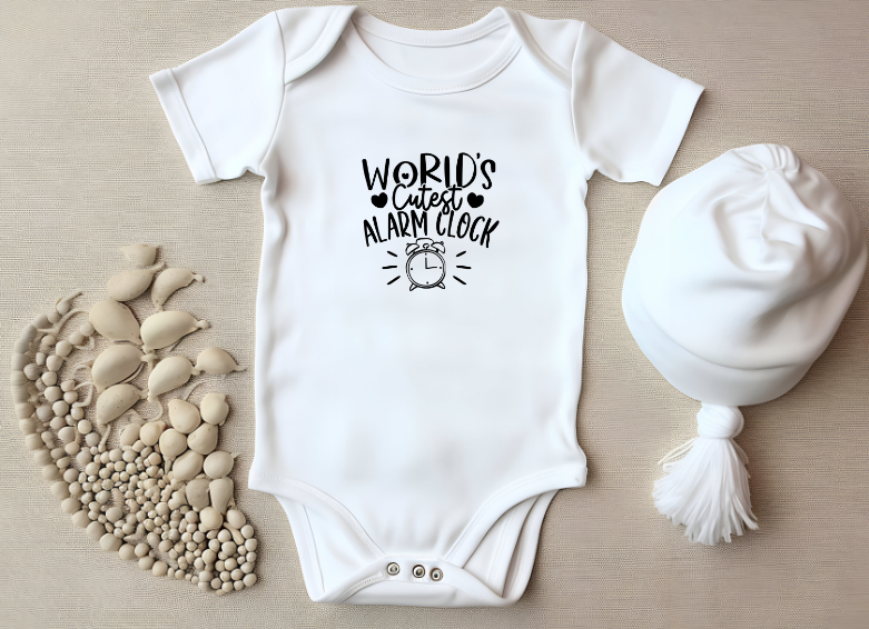 World’s Cutest Alarm Clock – Funny Baby Bodysuit