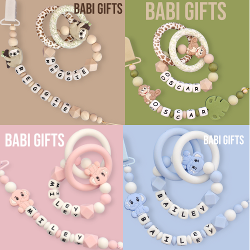 Dummy Clips & Teethers - Animal Themes