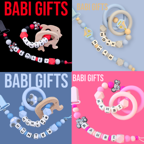 Dummy Clips & Teethers - Transport Themes