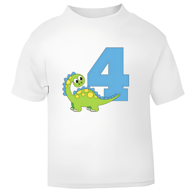 Personalised Dinosaur Birthday T-Shirt – Roarsome Fun for Girls and Boys