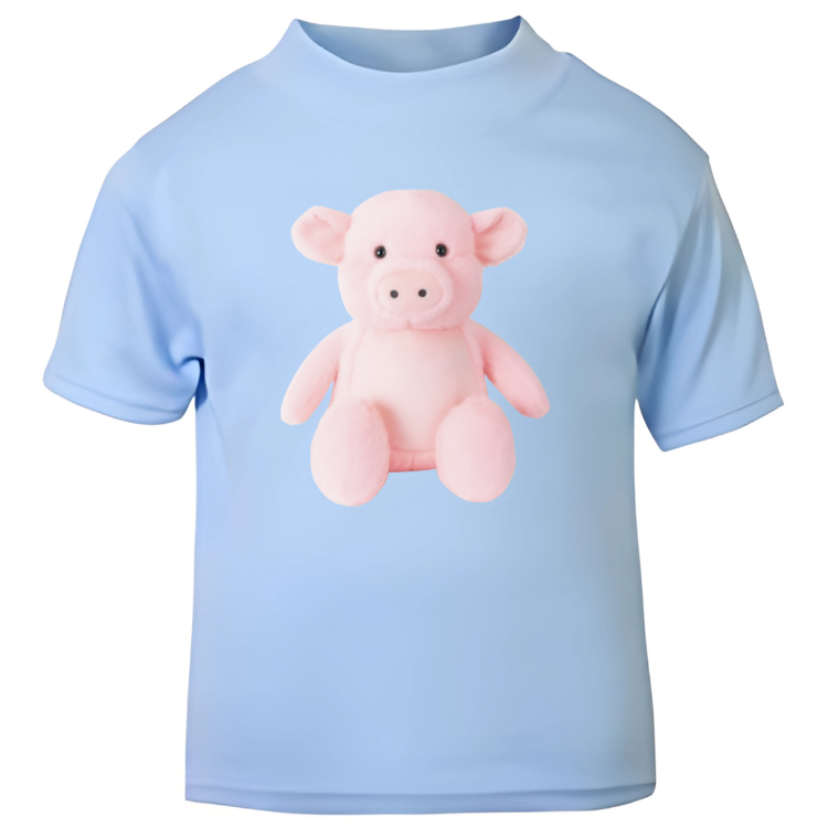 Tummi Bear® Piglet & Matching T-Shirt Set – Personalised