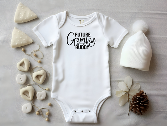 “Future Gaming Buddy” Baby Bodysuit 🎮