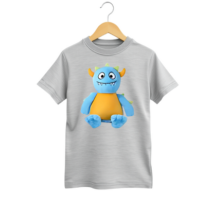 Tummi Bear® Blue Monster & T-Shirt Set – Personalised
