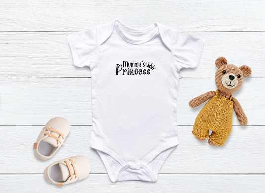 Mummy’s Princess – Personalised Baby Bodysuit